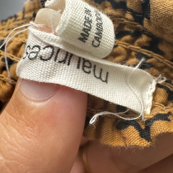 Maurices Animal Print Blouse - Brown and Black - Picture 3 of 4